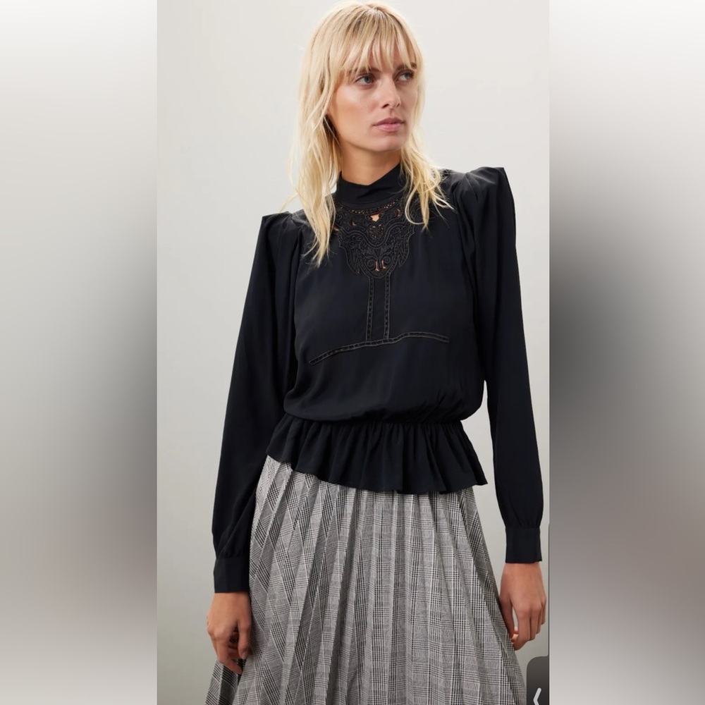 Black Embroidered Top
Stella Jean